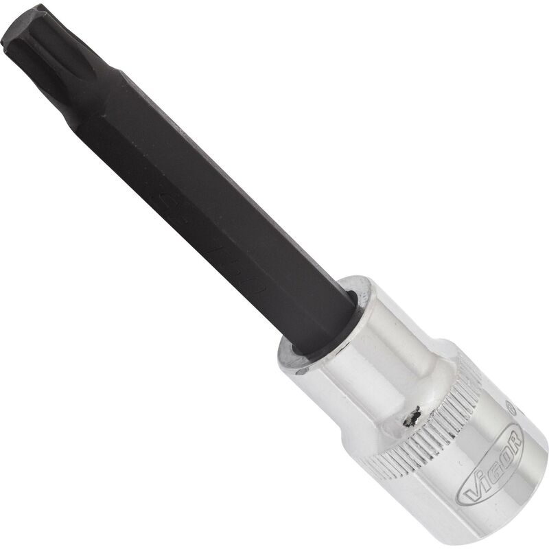foto del prodotto t screwdriver socket v2169 attacco quadro, cavo, 1 2 di pollice 12,5 mm profilo interno torx size t50