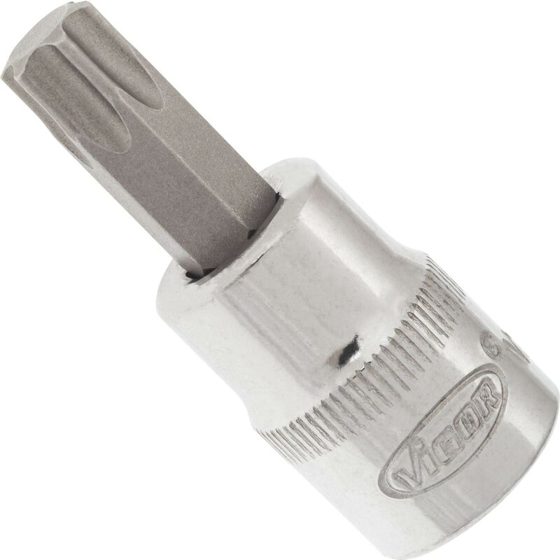 foto del prodotto t screwdriver socket v2296n attacco quadro, cavo, 3 8 di pollice 10 mm profilo interno torx size t50