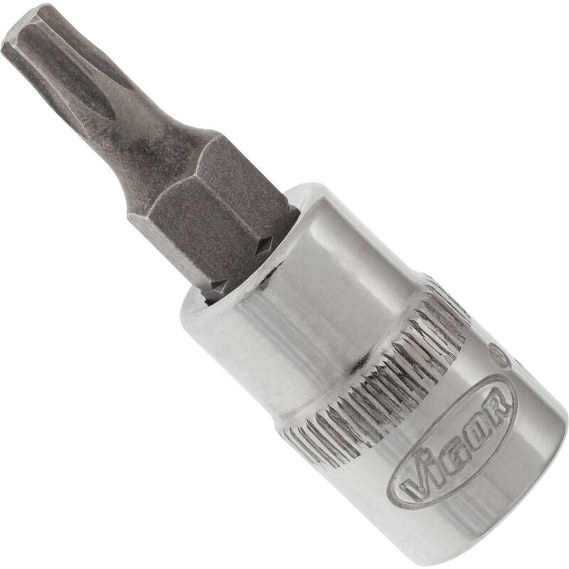 foto del prodotto t screwdriver socket v2444n attacco quadro, cavo, 1 4 di pollice 6,3 mm profilo interno torx size t20
