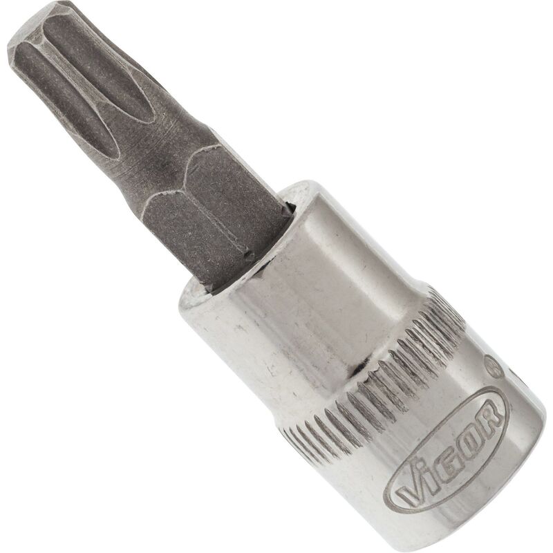 foto del prodotto t screwdriver socket v2446n attacco quadro, cavo, 1 4 di pollice 6,3 mm profilo interno torx size t30