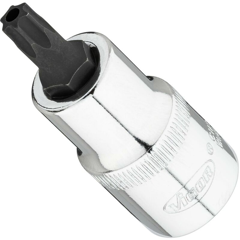 foto del prodotto t screwdriver socket v7055 t40h attacco quadro, cavo, 1 2 di pollice 12,5 mm profilo torx tamper resistant size t40h