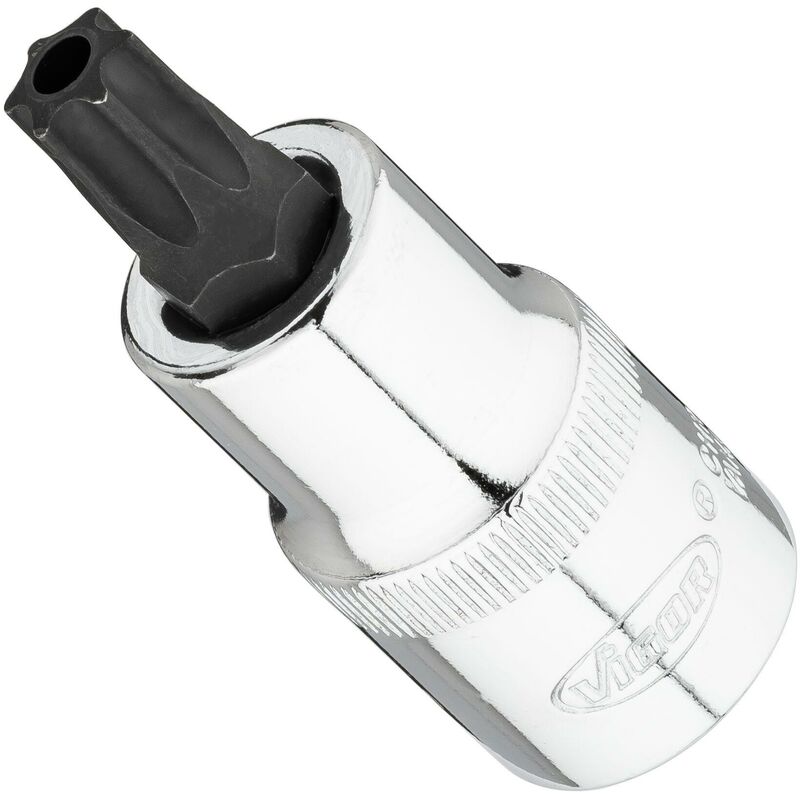 foto del prodotto t screwdriver socket v7055 t50h attacco quadro, cavo, 1 2 di pollice 12,5 mm profilo torx tamper resistant size t50h