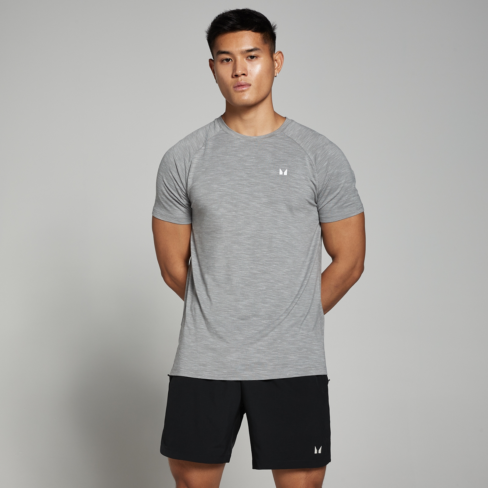 foto del prodotto t shirt a maniche corte mp performance da uomo chrome m lange s