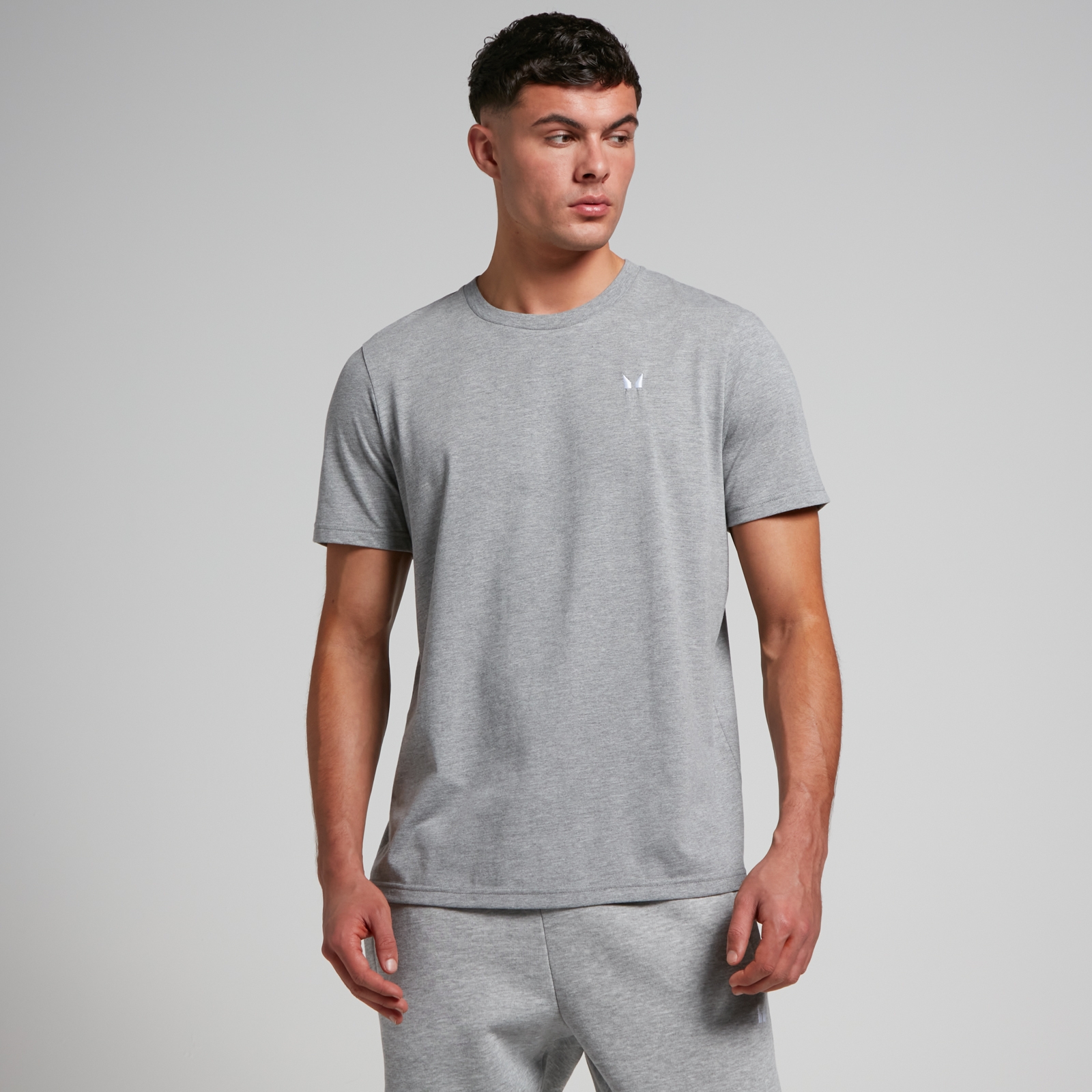 foto del prodotto t shirt a maniche corte mp rest day da uomo grigio m lange l