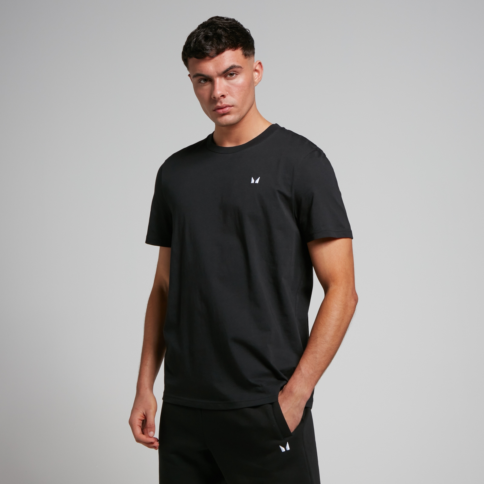 foto del prodotto t shirt a maniche corte mp rest day da uomo nera xxs