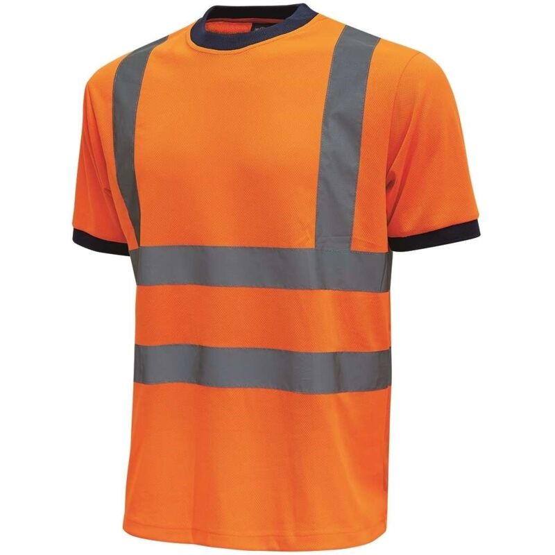 foto del prodotto t shirt alta visibilit arancione u power glitter arancio m