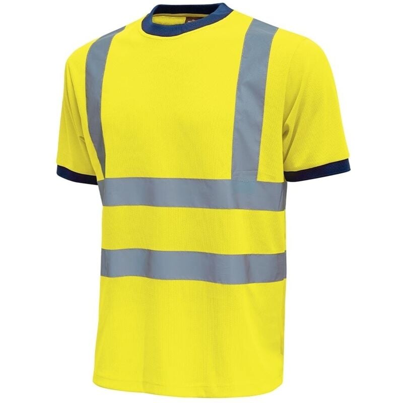 foto del prodotto t shirt alta visibilit gialla u power glitter giallo l