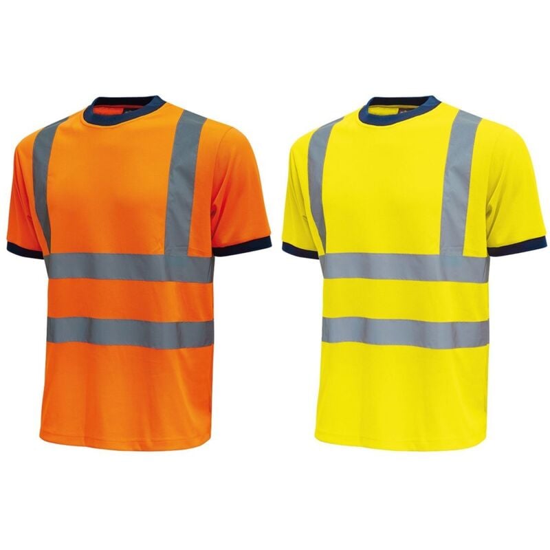 foto del prodotto t shirt alta visibilit u power glitter xxxl arancione