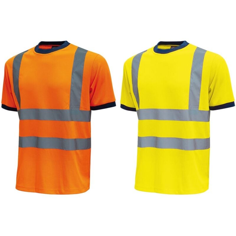 foto del prodotto t shirt alta visibilit u power glitter xxxxl arancione