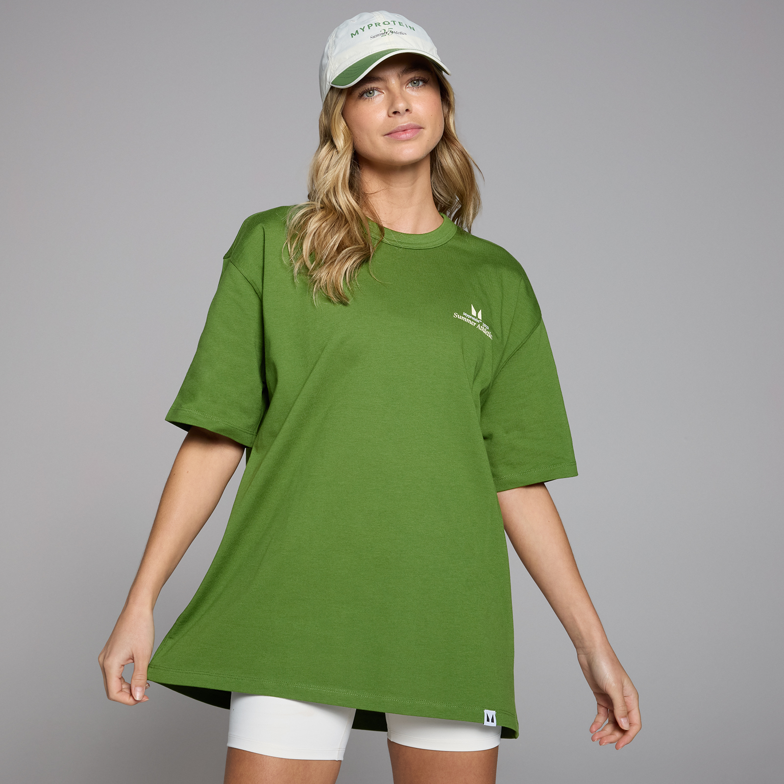 foto del prodotto t shirt con stampa mp lifestyle da donna verde pino scuro xxs xs