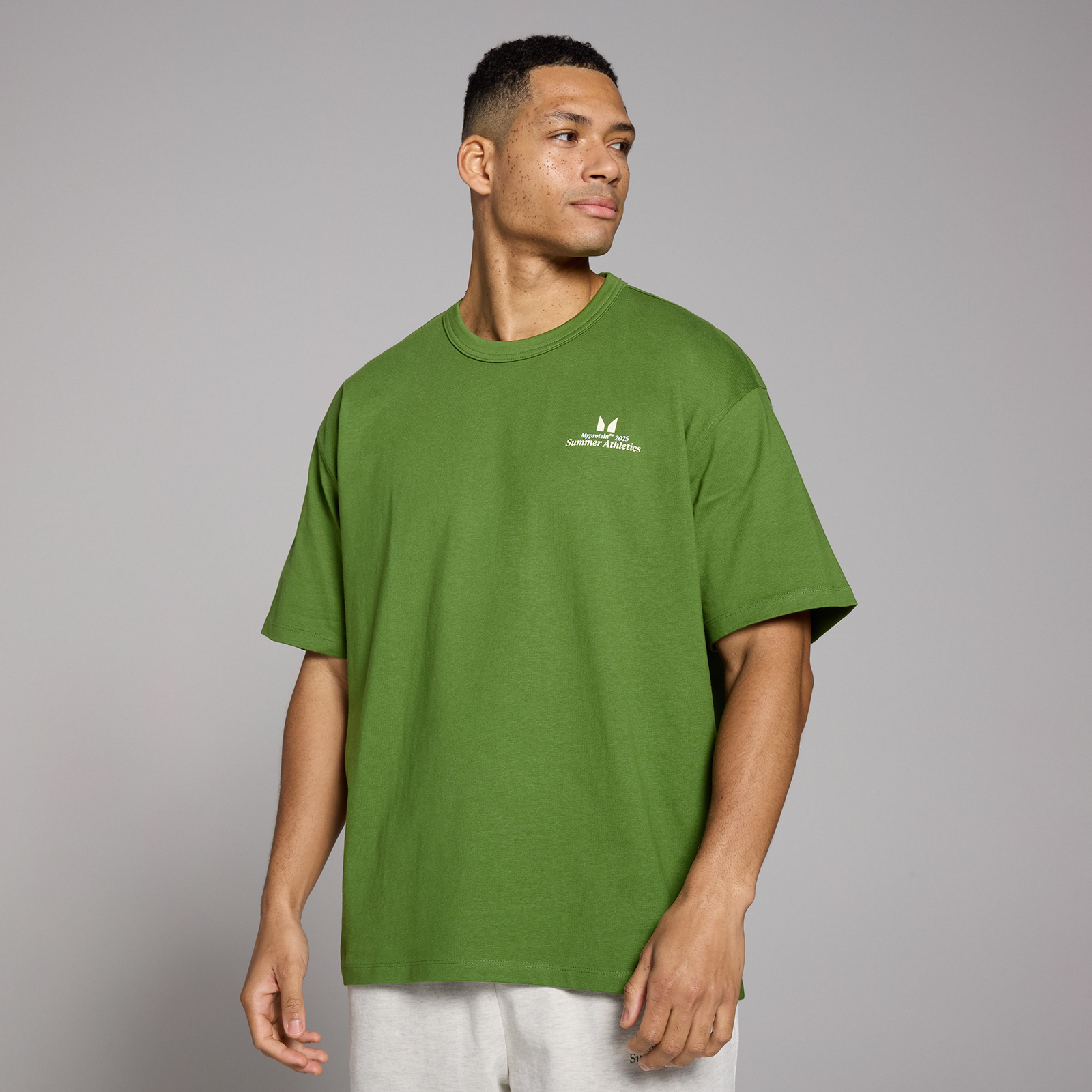 foto del prodotto t shirt con stampa mp lifestyle verde pino scuro xxs xs