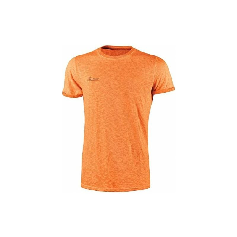 foto del prodotto t-shirt cotone fiammato enjoy fluo orange u-power taglia xxl
