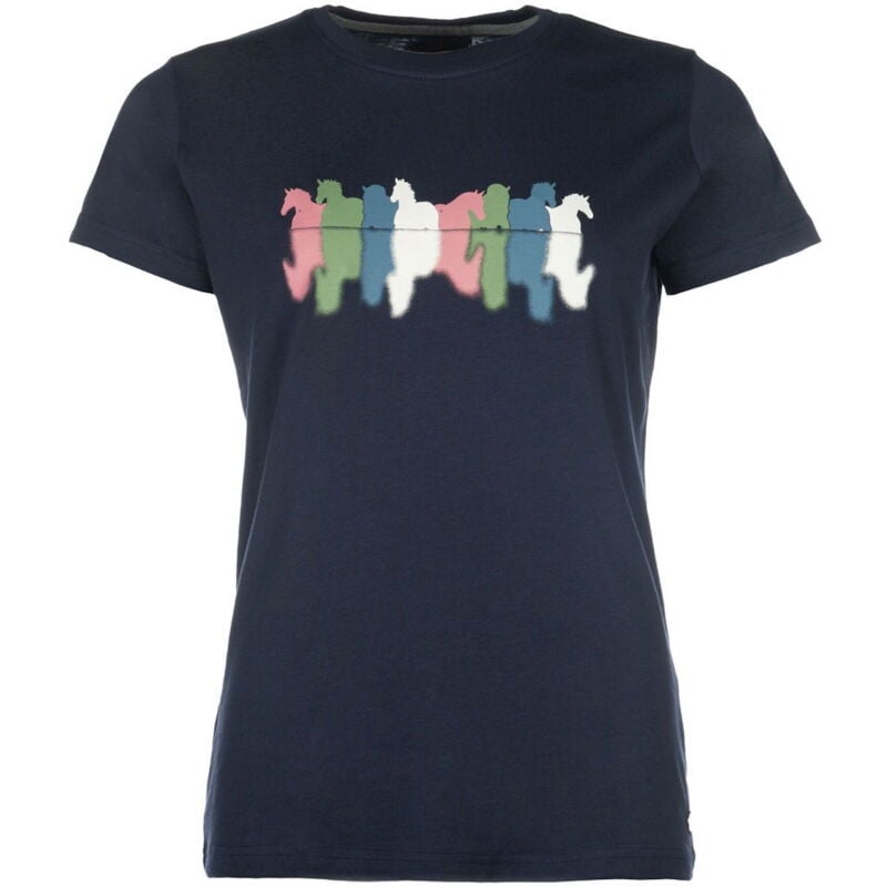 foto del prodotto t-shirt da donna equitazione modello mirror in cotone: s, grigio verde