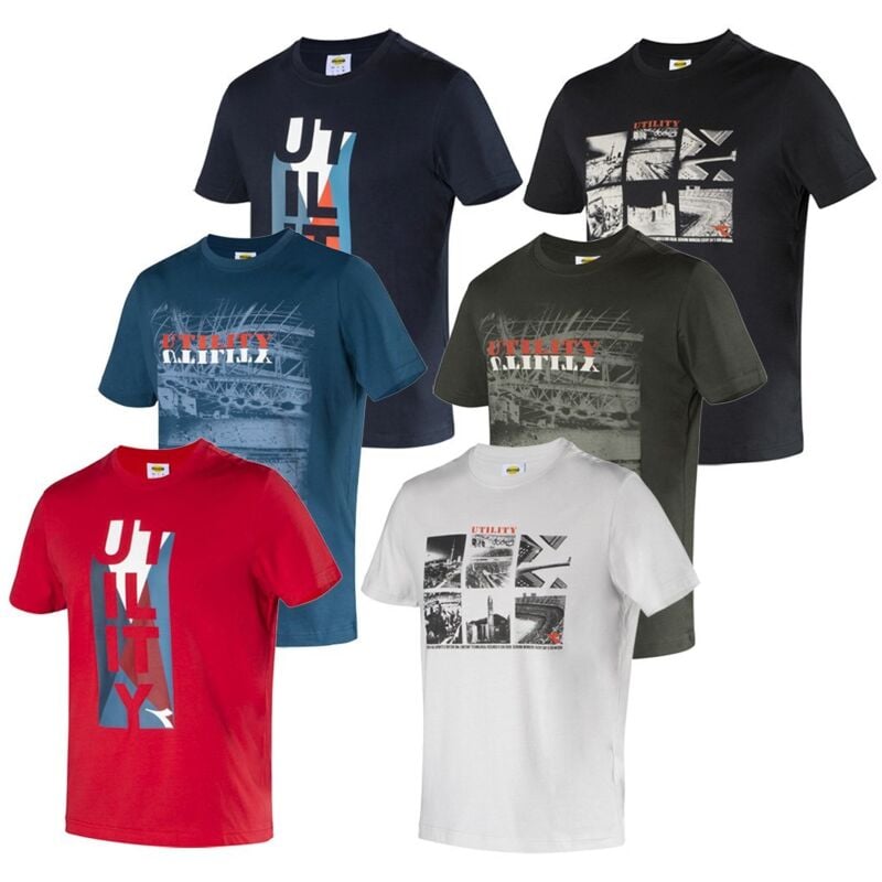 foto del prodotto t shirt da lavoro diadora graphic organic xxl nero