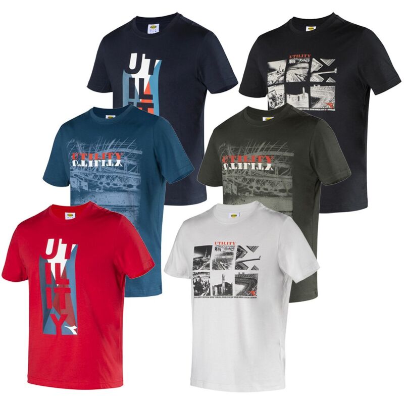 foto del prodotto t shirt da lavoro diadora graphic organic xxxl nero