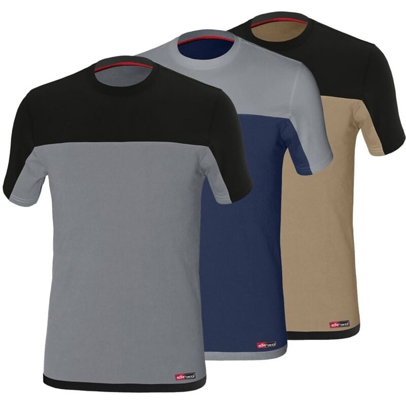foto del prodotto t shirt da lavoro industrial starter issa line stretch 8772 xxxl blu