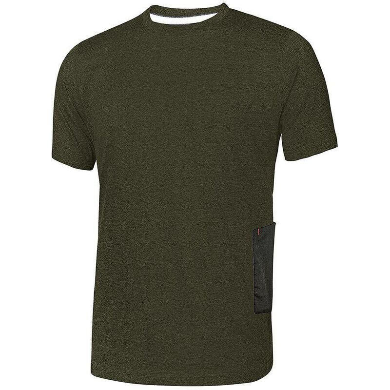 foto del prodotto t shirt da lavoro road slim fit u power in tessuto jersey elasticizzato leggero col. nero tg. xl