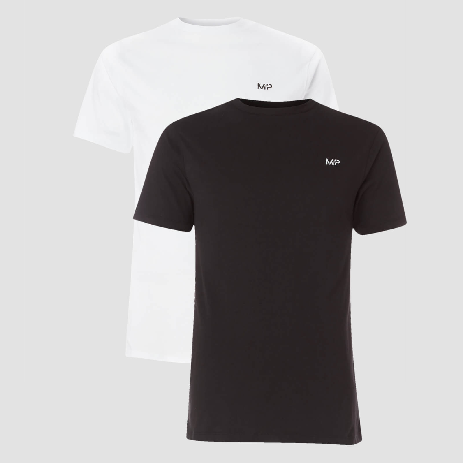 foto del prodotto t shirt mp da uomo confezione da 2 nero bianco xxs