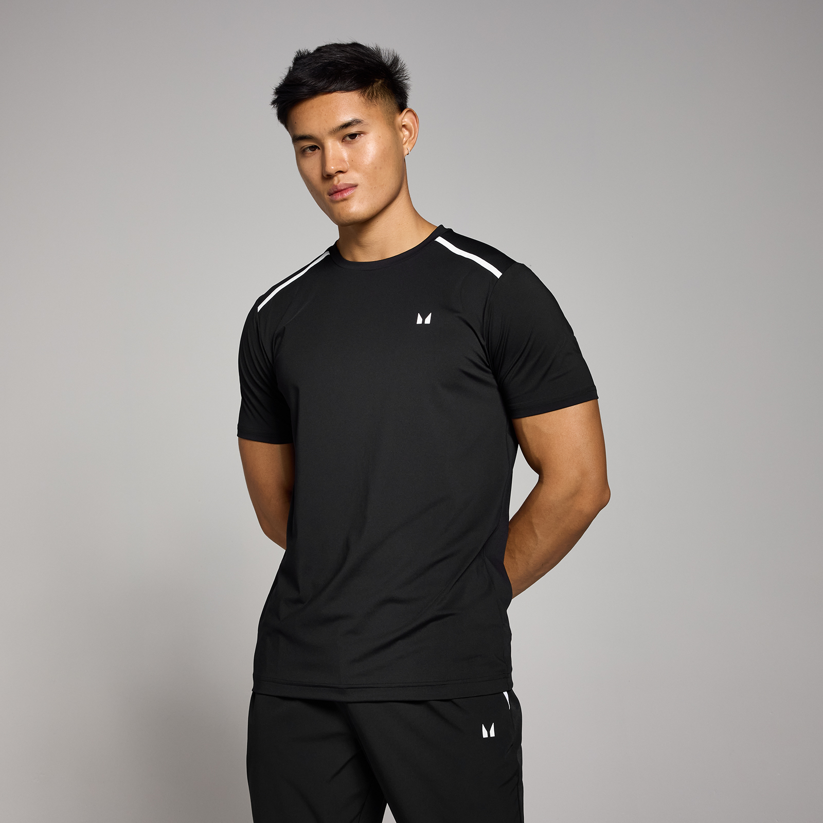 foto del prodotto t shirt mp tempo binding da uomo nera xs