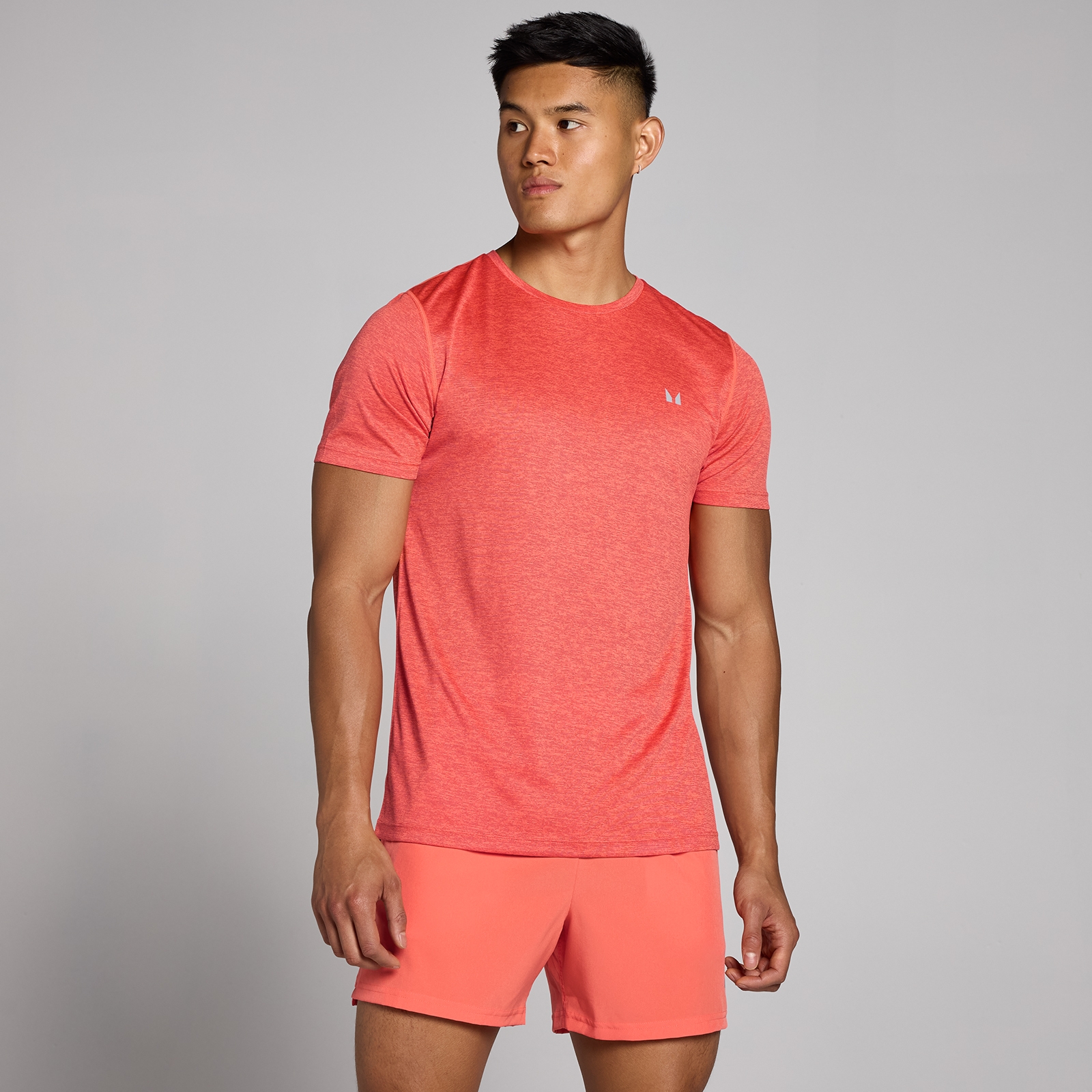 foto del prodotto t shirt mp tempo m lange da uomo rosso corallo m