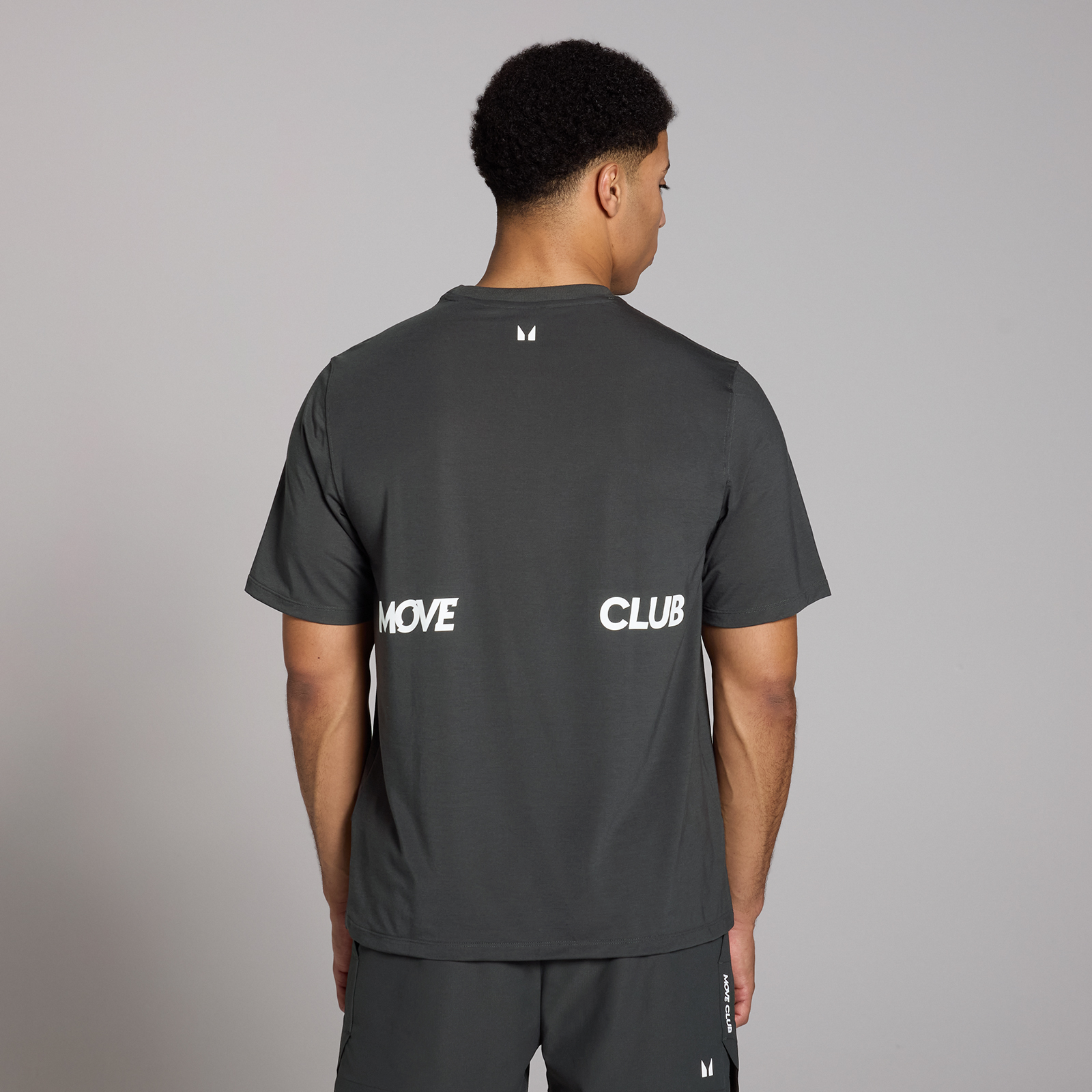 foto del prodotto t shirt oversize con stampa mp tempo da uomo nera s