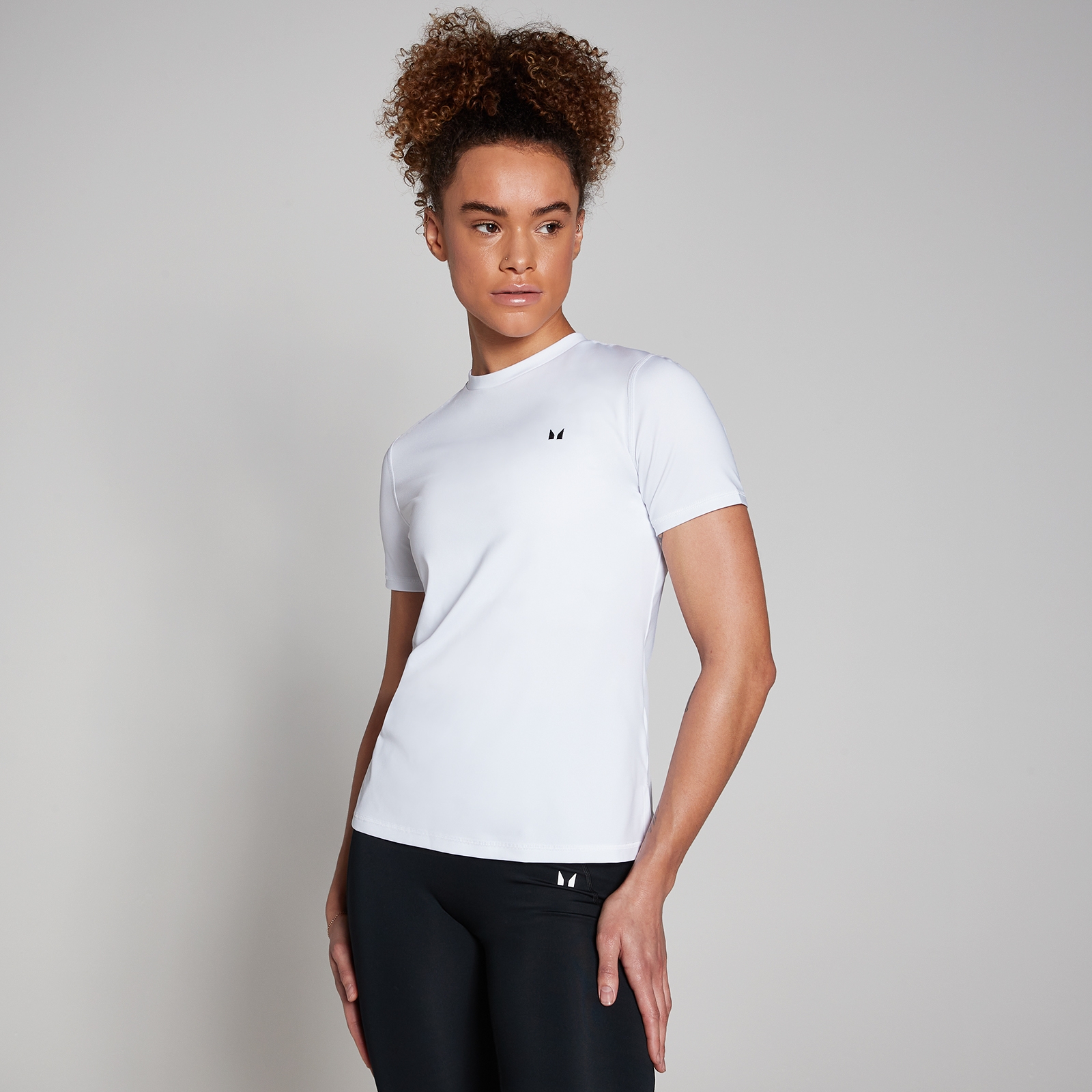 foto del prodotto t shirt sportiva a maniche corte mp da donna bianca s