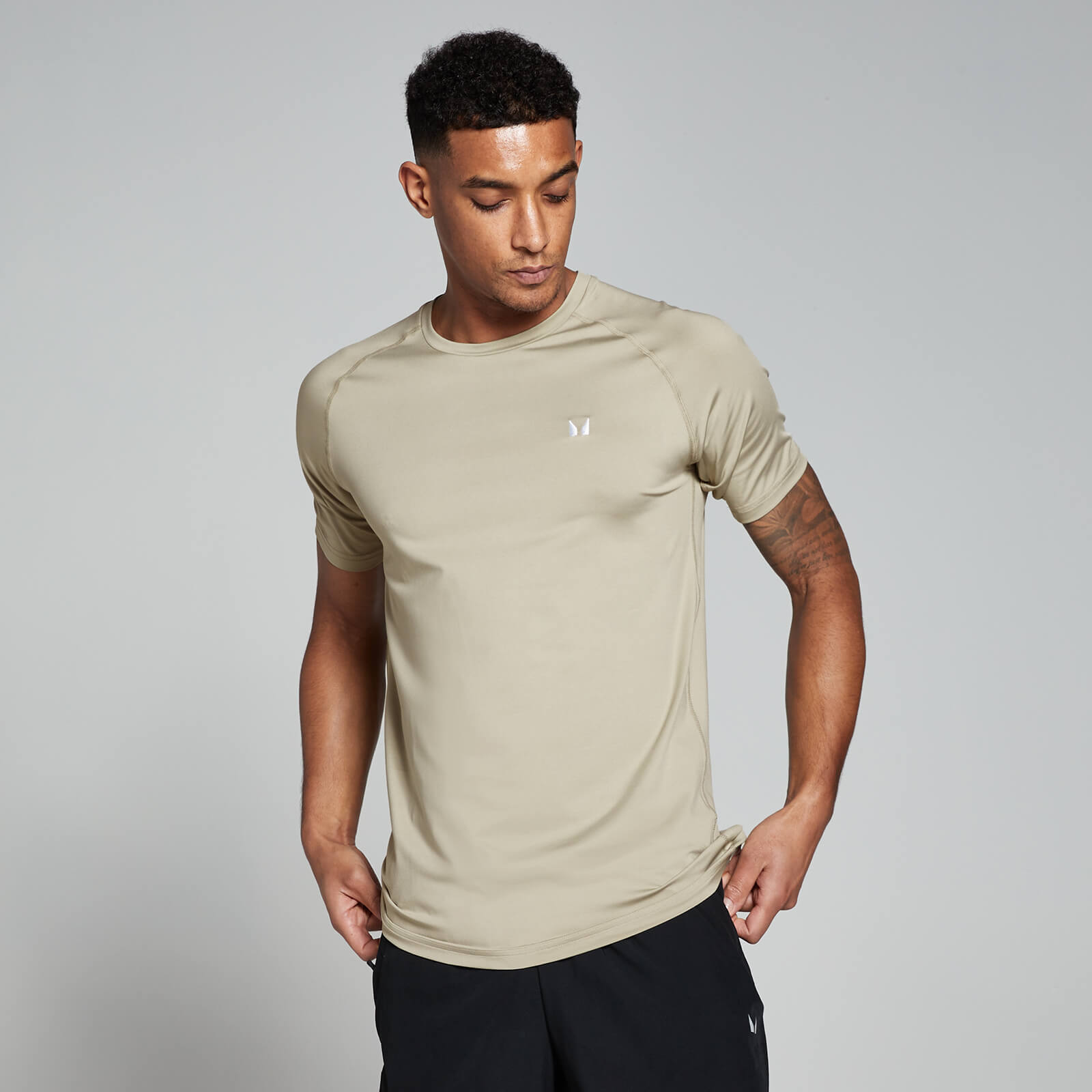 foto del prodotto t shirt sportiva a maniche corte mp da uomo stone xs