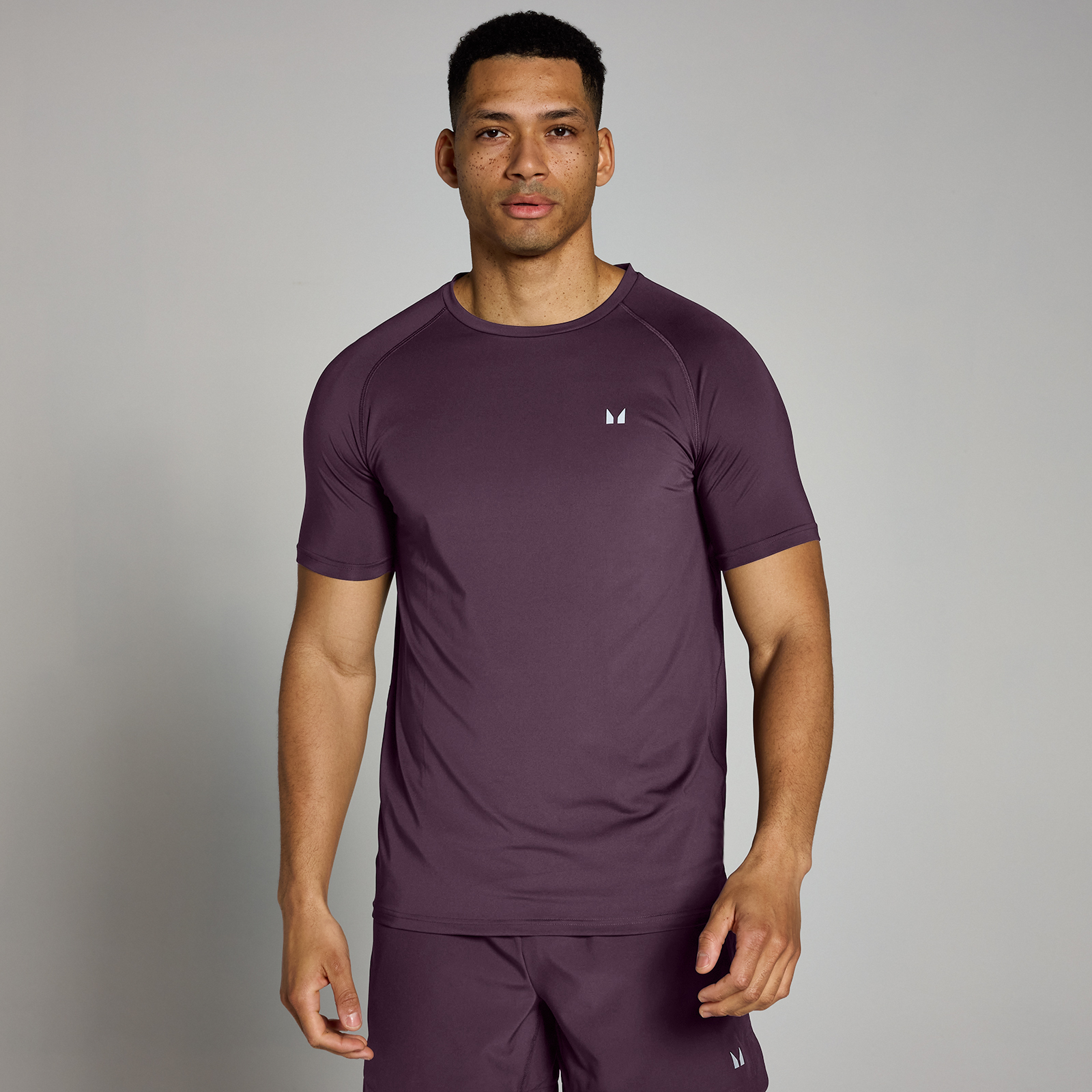 foto del prodotto t shirt sportiva mp da uomo prugna scuro s