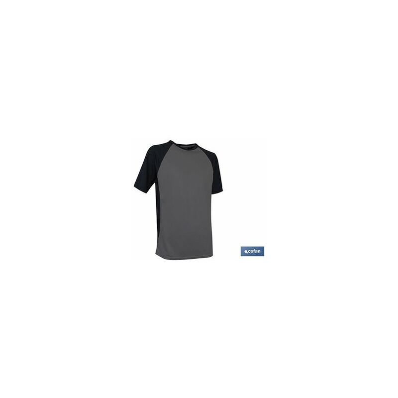 foto del prodotto t-shirt traspirante pilote grigio-nero 160g/m2 t-xxxl
