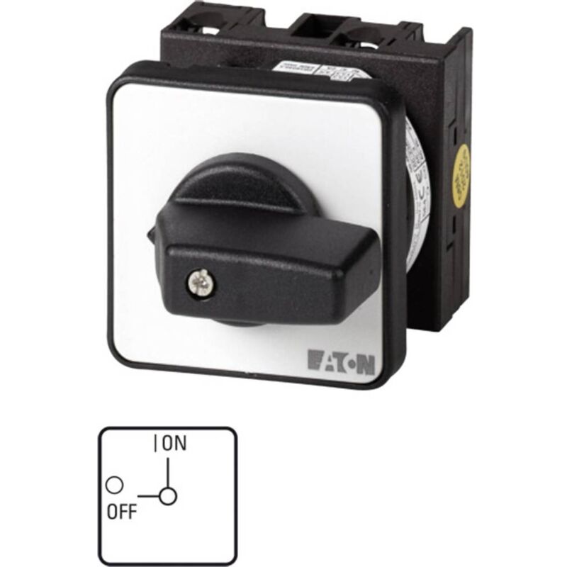foto del prodotto t0 2 1 e interruttore a camme 20 a 1 x 90 grigio, nero 1 pz. eaton
