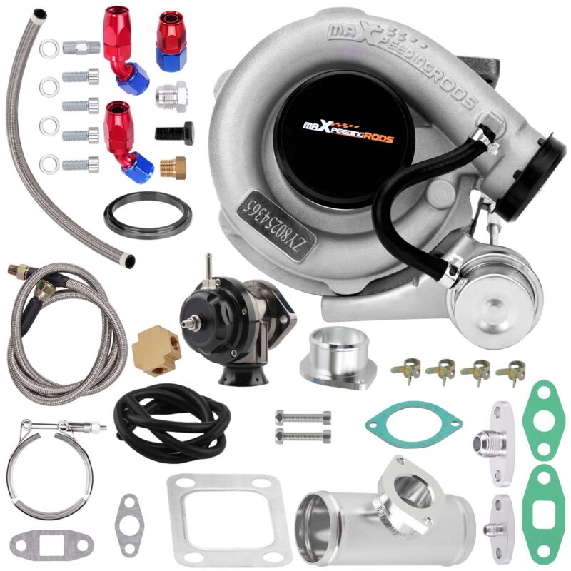 foto del prodotto t04e t3 universal turbo spurgo dell olio kit oil return line bov