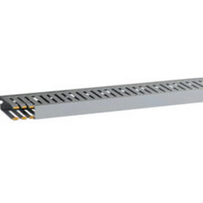 foto del prodotto t1-en 25x60 g canalina con coestruso morbido modulo 10 feritoia 4, grigio