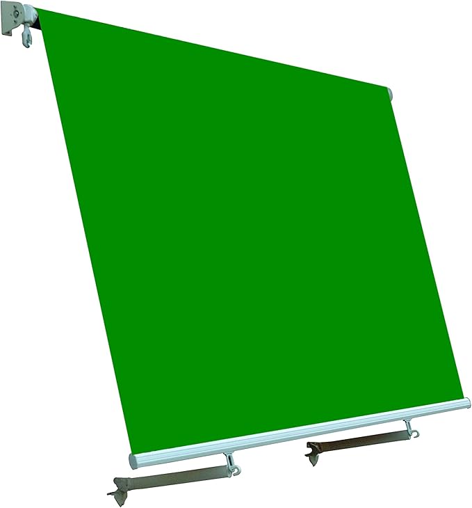 foto del prodotto t1372700 a tenda da sole a caduta con bracci 245x245 cm verde