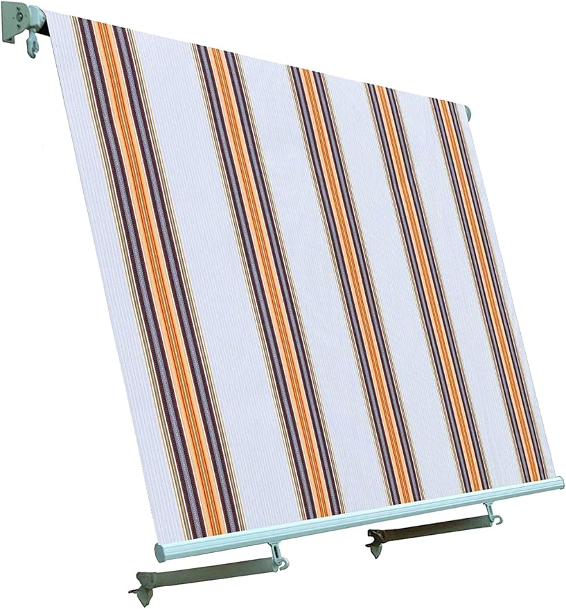 foto del prodotto t1372705 c tenda da sole a caduta con bracci 245x300 cm riga beige