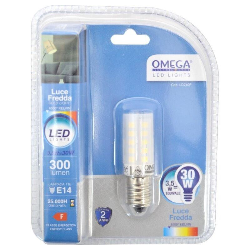 foto del prodotto t16 cilindro led 3,5w e14 3000k