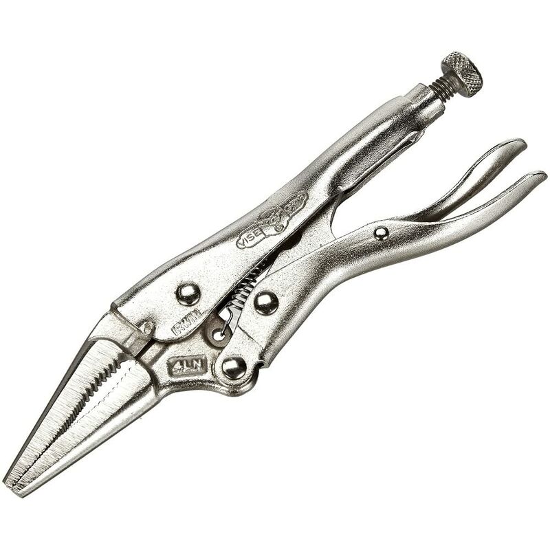 foto del prodotto t1602el4 pinza autobloccante becco a punta con tronchese original 4ln 4 100 mm. serraggio 41mm irwin