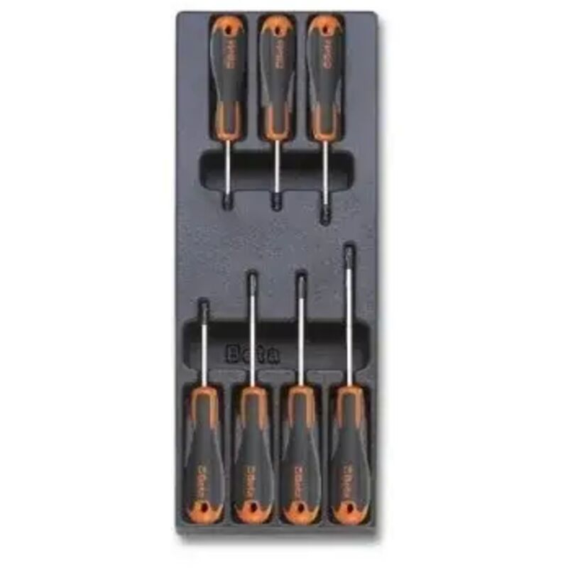 foto del prodotto t216 termoformato con set di cacciavite 7 pz. 7 beta