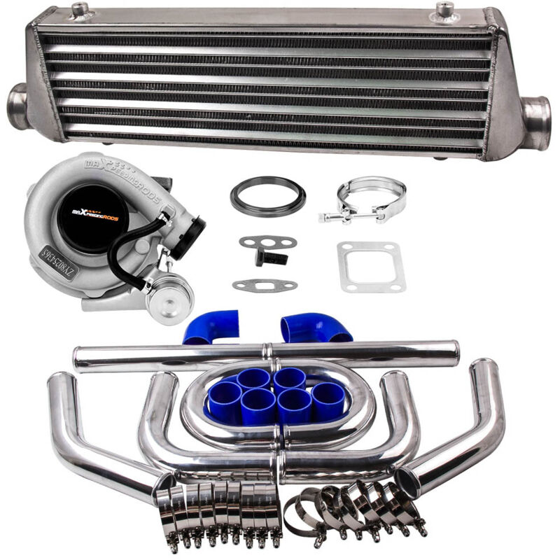 foto del prodotto t3 t04e turbo kit universal 27x7x2.5 2.5 intercooler intercooler pipe kit