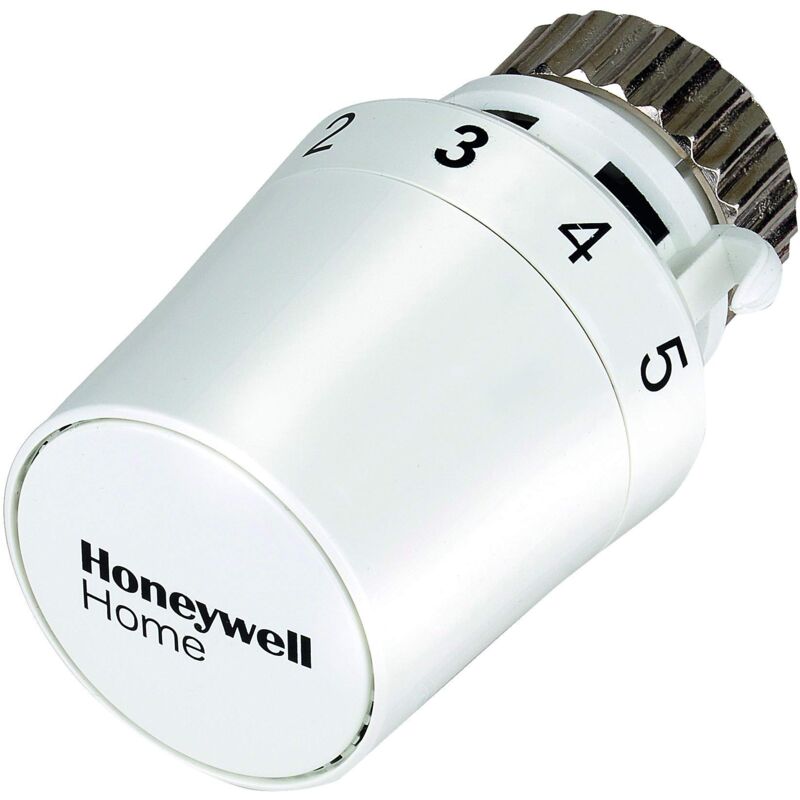foto del prodotto t5019w0 testa termostatica per radiatori thera 5, attacco m30 x 1.5, con posizione zero, bianco, 50 x 78 mm honeywell home
