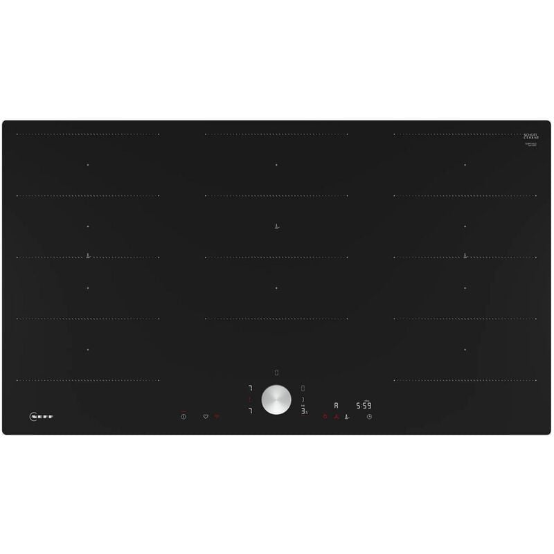 foto del prodotto t69ptx4l0. colore del prodotto: nero, posizionamento dell'apparecchio: da incasso, dimensione della larghezza del piano cottura: 90 cm. tipo di controllo: manopola, touch, posizione di control... - neff