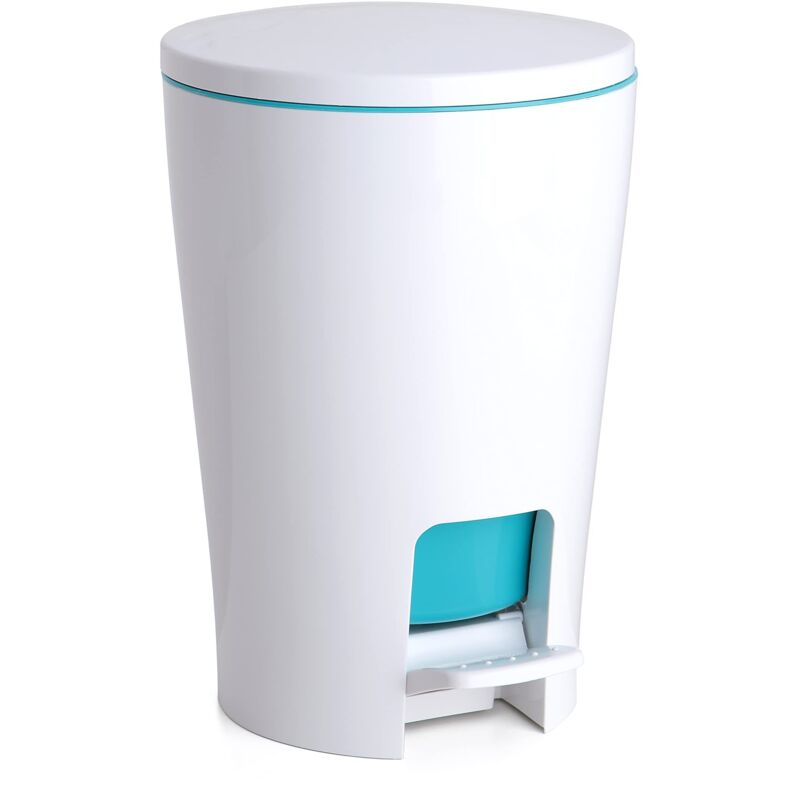 foto del prodotto ta tay tatay cestino bagno con pedale diabolo 5l secchio interno con manico design pratico e facile da pulire plastica di alta qualit e resistente