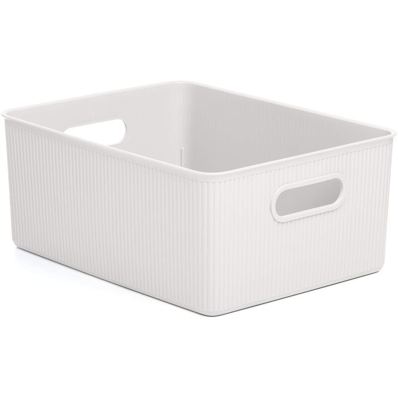 foto del prodotto ta tay tatay cestino portaoggetti baobab, 15l di capacita, polipropilene, senza bpa, bianco, dimensione 29,4 x 38,5 x 16 cm