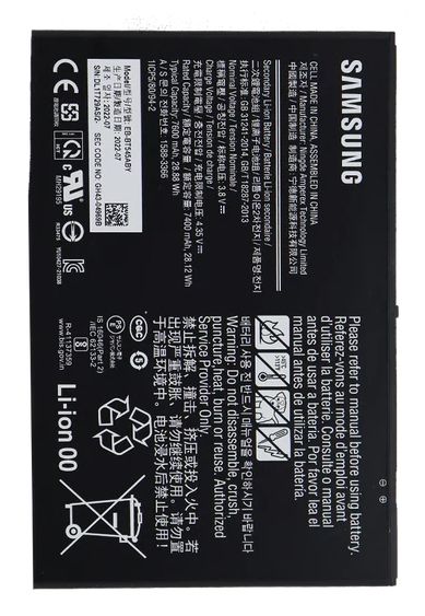 foto del prodotto tab active4 pro battery black