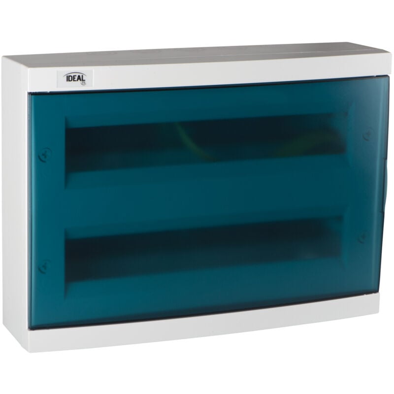 foto del prodotto tabella di distribuzione murale 2x18 moduli ip30 63a porta blu