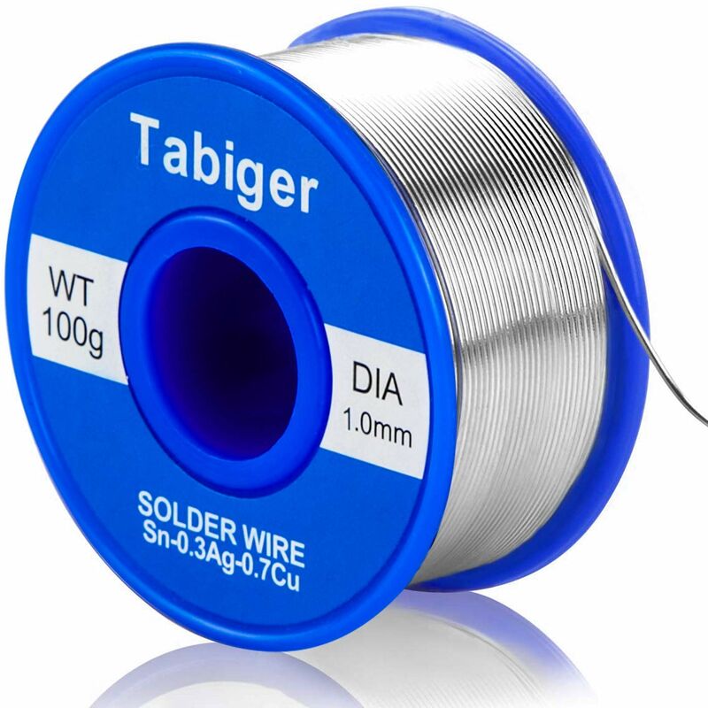 foto del prodotto tabiger 97sn 2rosin 0.7cu 0.3ag, 1,0 mm, 100 g
