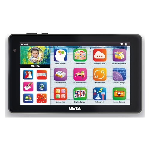 foto del prodotto tablet lisciani 107216 hi tech mio tab evolution pro 7 grey e blue