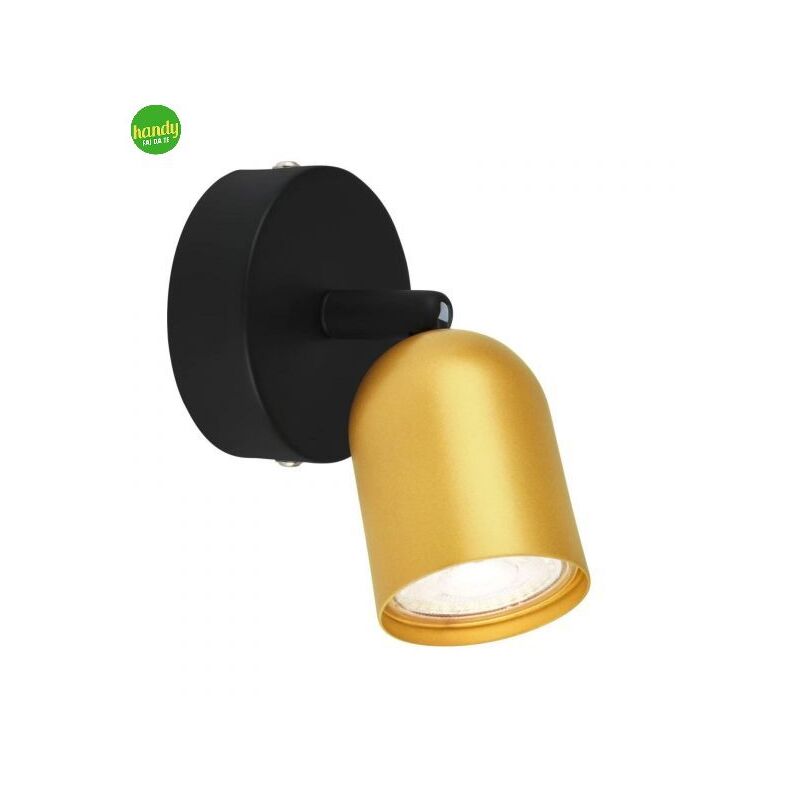 foto del prodotto tabo spot briloner 1xgu10 oro nero orientabile