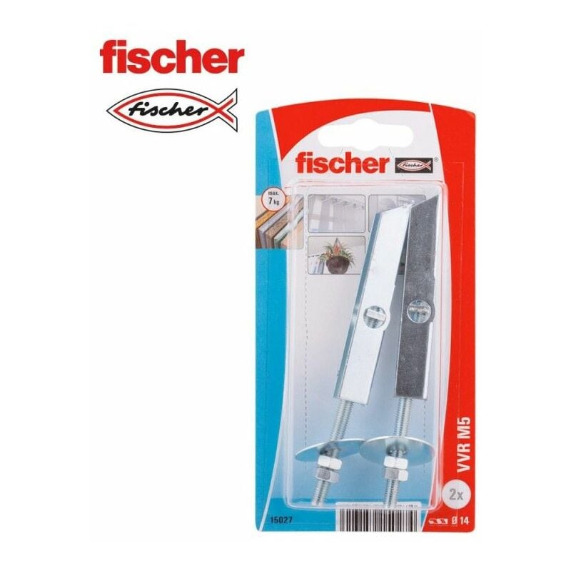 foto del prodotto tacchette fischer vvr m5k blister 2 unit 15027