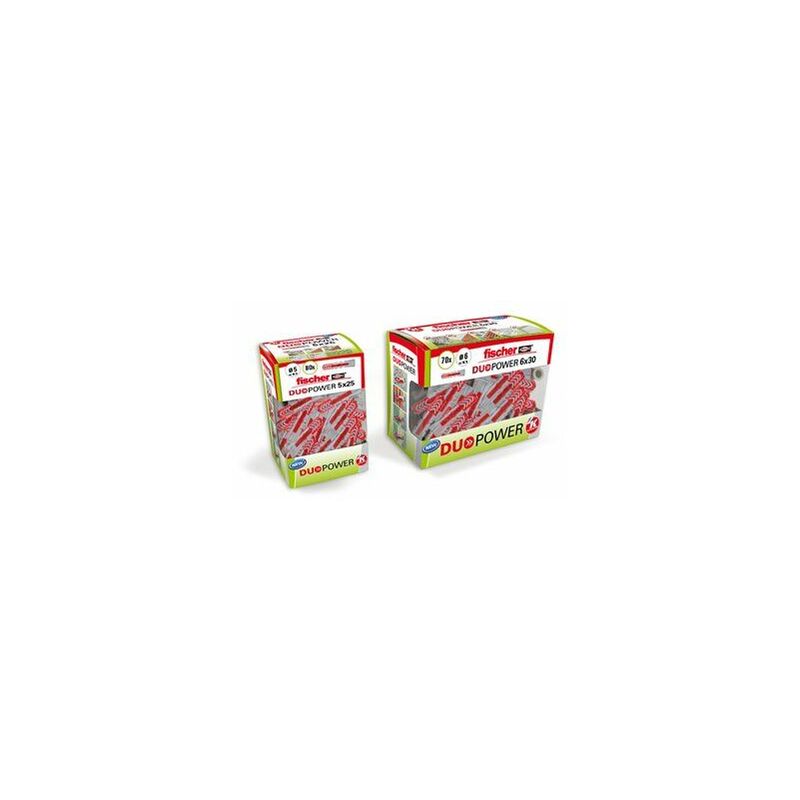 foto del prodotto tacchetti fischer duopower 536388 10 x 50 mm nylon 25 unit 