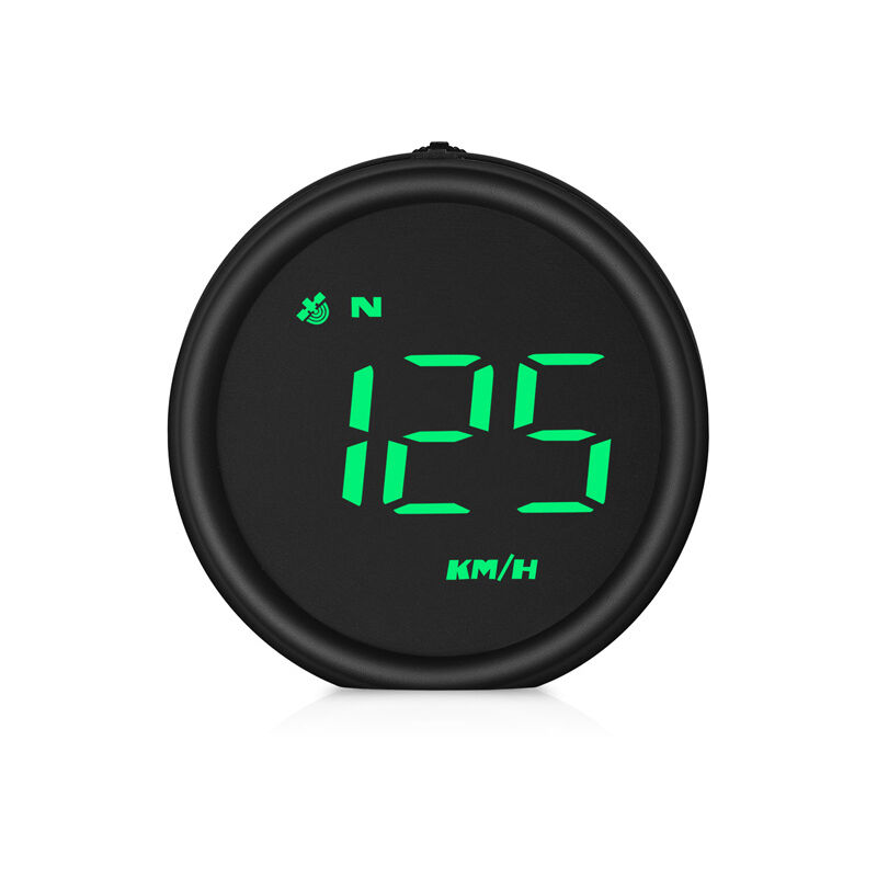 foto del prodotto tachimetro gps hud con display head up universale per auto, con avviso di velocit , misurazione del chilometraggio, promemoria di guida affaticata